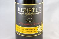 Image result for Reustle Syrah Estate Cuvee Prayer Rock
