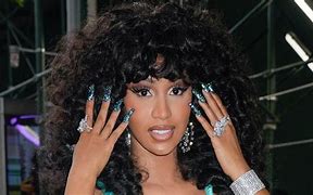 Image result for Cardi B Curly Red Hair
