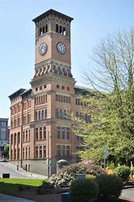 Image result for Tacoma City Hall Tower Clock