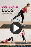 Image result for Resistance Band Leg Workout