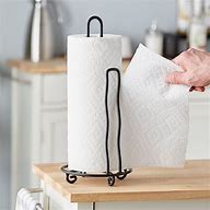 Image result for Rod Iron Paper Towel Holder