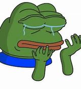 Image result for Pepe the Frog PNG Cry