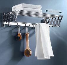 Image result for Wall Mounted Towel Rack