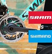 Image result for SRAM vs Shimano