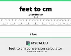 Image result for 1 Feet to Cm