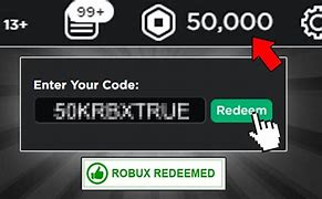 Image result for Put in ROBUX Code