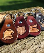 Image result for Engraved Leather Keychain