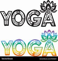 Image result for Yoga Word Clip Art