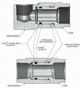 Image result for Swivel Fitting at Hose Reel Drawing