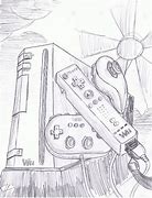 Image result for Wii Console Drawing