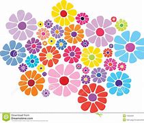 Image result for Colorful Daisy Flower Clip Art