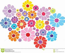 Image result for Colorful Daisy Flower Clip Art