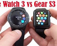 Image result for Samsung Gear S3 vs Apple Watch 4