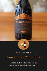 Image result for Concannon Petite Sirah Limited Release