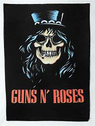 Image result for Guns N' Roses Slash with Skeleton Face