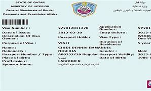 Image result for Qatar Visa Embassy