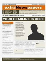 Image result for Blank Newspaper Template for Students Free