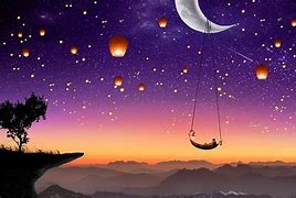Image result for Night Sky Clip Art Background with Fairy Lights