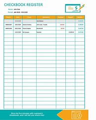 Image result for Check Register Forms Printable Free