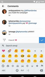 Image result for Instagram Comment. Emoji