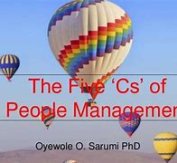 Image result for 5 CS of People Management