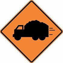 Image result for Truck Crossing Road Sign