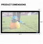 Image result for 110 Screen Dimensions
