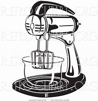 Image result for Mixer Clip Art Black and White