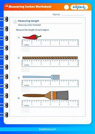 Image result for Free Measurement Worksheets Inches