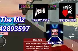 Image result for WWE 2K18 Roblox ID Codes Signs