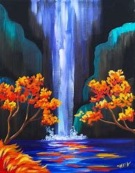 Image result for Easy Acrylic Paintings Autumn