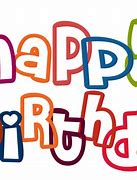 Image result for Happy Birthday Words ClipArt