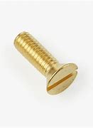 Image result for Brass Flat Head Machine Screws