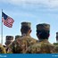 Image result for American Flag above Army Flag