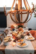 Image result for Square Tablecloth On Round Table