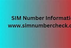 Image result for Sim Card Number