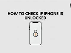 Image result for iPhone Setting to See If Phone Is Unlocked