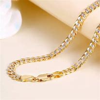 Image result for Gold and Silver Together Necklace Men