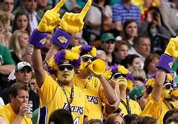 Image result for Laker Fans Cheering