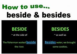 Image result for Besides Sentence Examples