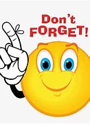 Image result for Don't Forget Clip Art Signs