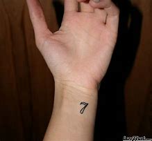 Image result for Simple 7 Tattoo