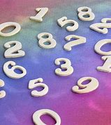 Image result for Light Wooden Numbers