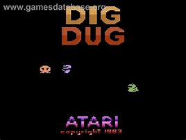 Image result for Dig Dug Atari 2600