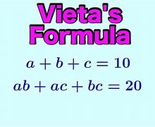Image result for Vieta's Formula