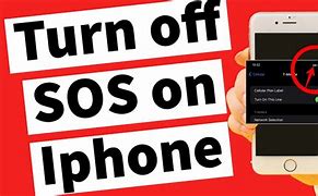 Image result for How to Turn Off SOS On iPhone