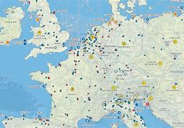 Image result for Europe Gas Hub Map