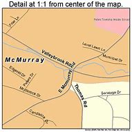 Image result for McMurray PA Map