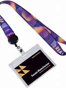 Image result for Badge with Lanyard