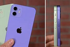 Image result for iPhone 12 vs 12 Mini Purple